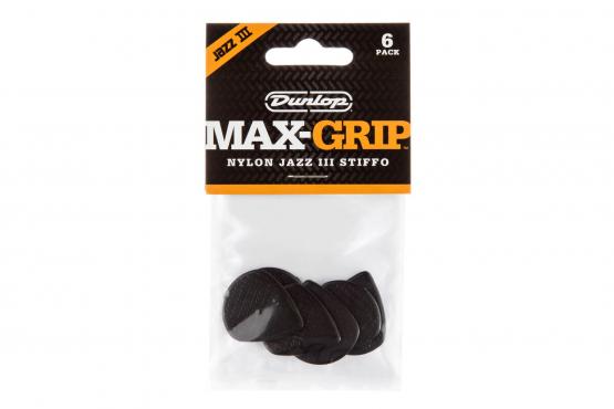 Dunlop Max-Grip Jazz III Stiffo Pick: 4