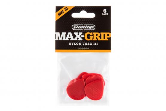 Dunlop Max-Grip Jazz III Nylon Pick: 4