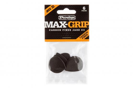 Dunlop Max-Grip Jazz III Carbon Fiber Pick: 4