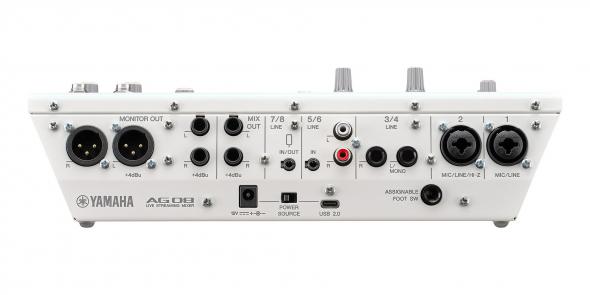 Yamaha AG08 (White): 3