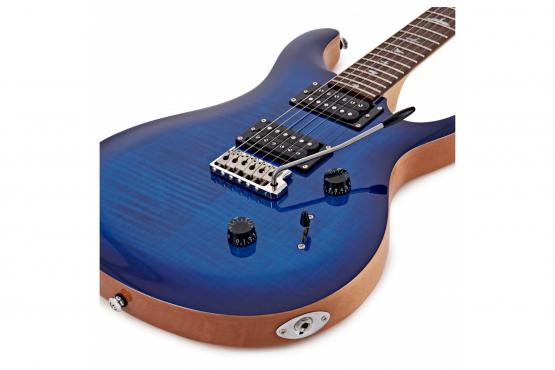 PRS SE Custom 24 (Faded Blue Burst): 3