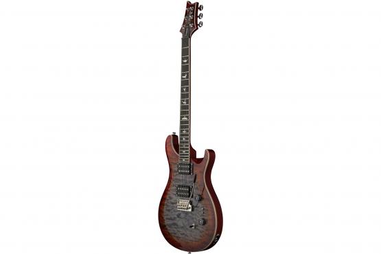 PRS SE Custom 24-08 Quilt (Charcoal Cherry Burst): 2