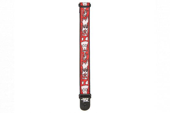D'addario JOE SATRANI WOVEN GUITAR STRAP (UP IN FLAMES): 3