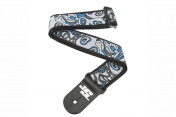 D'addario JOE SATRANI WOVEN GUITAR STRAP (SOULS OF DISTORTION)