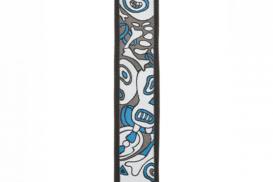 D'addario JOE SATRANI WOVEN GUITAR STRAP (SOULS OF DISTORTION): 2
