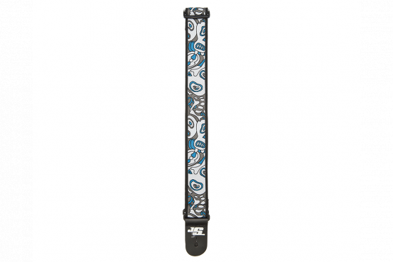 D'addario JOE SATRANI WOVEN GUITAR STRAP (SOULS OF DISTORTION): 3
