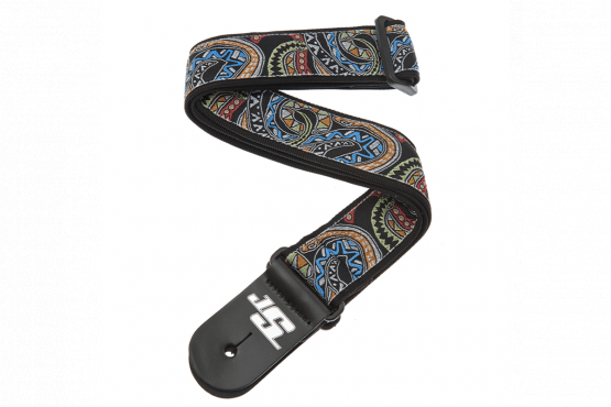 D'addario JOE SATRANI WOVEN GUITAR STRAP (SNAKES MOSAIC): 1