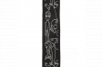 D'addario JOE SATRANI WOVEN GUITAR STRAP (SILVER SKETCHES): 2