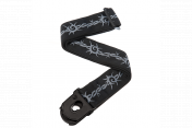 D'addario PLANET LOCK GUITAR STRAP (BARBED WIRE)