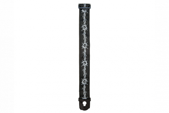 D'addario PLANET LOCK GUITAR STRAP (BARBED WIRE): 3