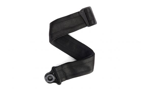 D'addario 50BAL00 AUTO LOCK GUITAR STRAP (BLACK): 1