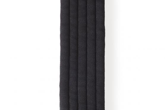 D'addario 50BAL01 AUTO LOCK GUITAR STRAP (BLACK PADDED STRIPES): 2