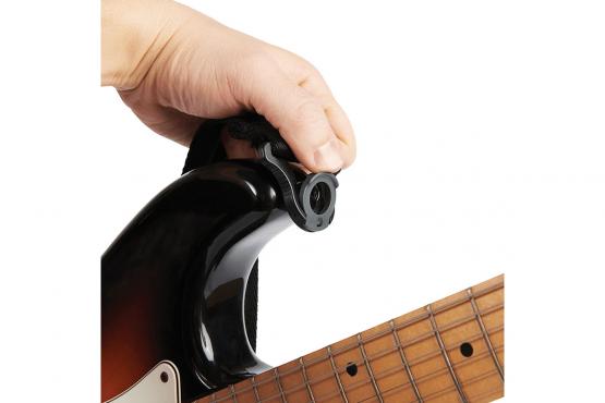 D'addario 50BAL05 AUTO LOCK GUITAR STRAP (SKATER BLACK): 2