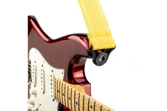 D'addario 50BAL07 AUTO LOCK GUITAR STRAP (MELLOW YELLOW): 3