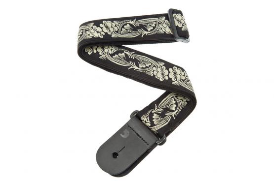 D'addario 50A04 NYLON WOVEN GUITAR STRAP (RAIN FOREST): 1