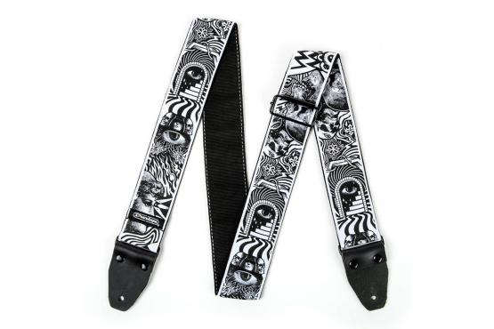 Dunlop ILD04 ILOVEDUST SKULLS STRAP: 2