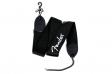 Fender STRAP 2" BLACK WHITE LOGO: 2