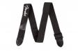 Fender STRAP 2" BLACK WHITE LOGO: 3