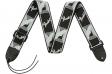 Fender STRAP 2" MONOGRAMMED BLACK/LIGHT GREY/DARK GREY: 1