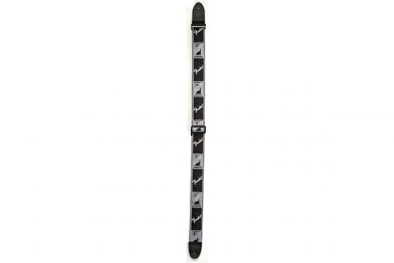 Fender STRAP 2" MONOGRAMMED BLACK/LIGHT GREY/DARK GREY: 3