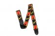 Fender STRAP 2" MONOGRAMMED BLACK/YELLOW/RED: 3