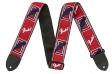 Fender STRAP 2" MONOGRAMMED RED WHITE BLUE: 1