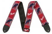 Fender STRAP 2" MONOGRAMMED RED WHITE BLUE