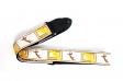 Fender STRAP 2" MONOGRAMMED WHITE BROWN YELLOW: 3