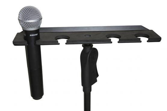 Gator FRAMEWORKS GFW-MIC-4TRAY Multi Mic Holder Four (4) Mics: 2