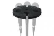 Gator FRAMEWORKS GFW-MIC-6TRAY MULTI MICROPHONE TRAY HOLDS 6 MICROPHONES