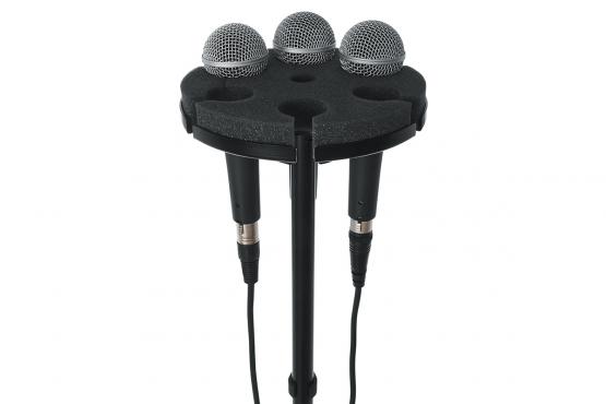 Gator FRAMEWORKS GFW-MIC-6TRAY MULTI MICROPHONE TRAY HOLDS 6 MICROPHONES: 4