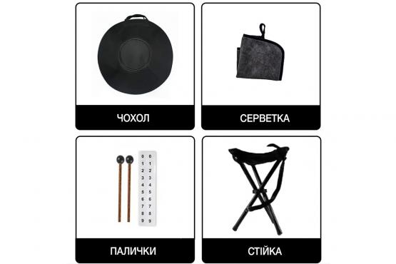 F-Zone HP22I9N-GOLD EYE - HANDPAN DRUM 22": 6