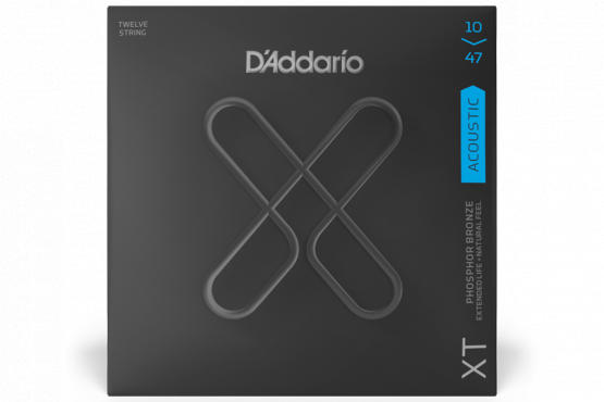 D`Addario XTAPB1047-12 PHOSPHOR BRONZE LIGHT 12-STRING (10-47): 1
