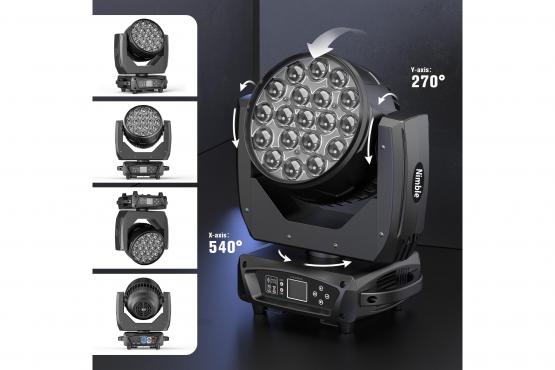 Star Lighting Nimble TS LED WASH - BEAM  ZOOM: 2