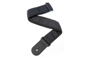 Planet Waves PW50B01 Woven Guitar Strap, Black Satin