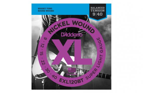 D`Addario EXL120BT XL NICKEL BALANCED TENSION, SUPER LIGHT (09-40): 1