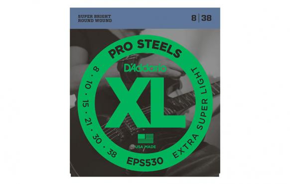 D`Addario EPS530 XL PRO STEELS EXTRA SUPER LIGHT 08-38: 1