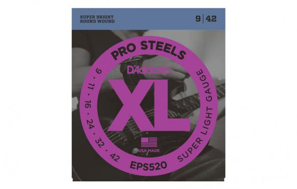 D`Addario EPS520 XL PRO STEELS SUPER LIGHT 09-42: 1
