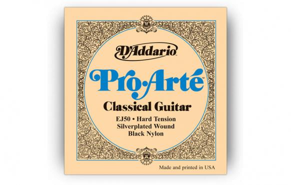 D`Addario EJ50 PRO ARTE BLACK TREBLE HARD TENSION: 2