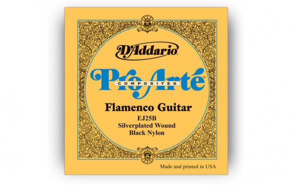 D`Addario EJ25B PRO ARTE COMPOSITES FLAMENCO BLACK NYLON: 2