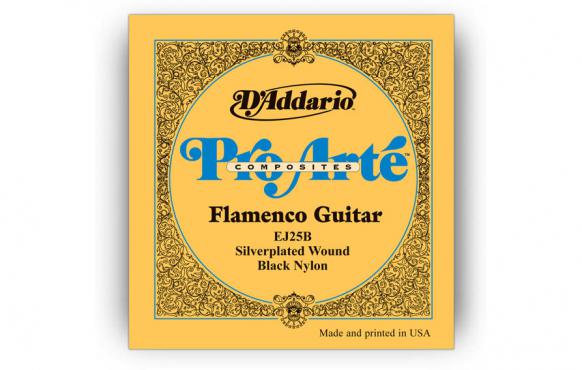 D`Addario EJ25B PRO ARTE COMPOSITES FLAMENCO BLACK NYLON: 2