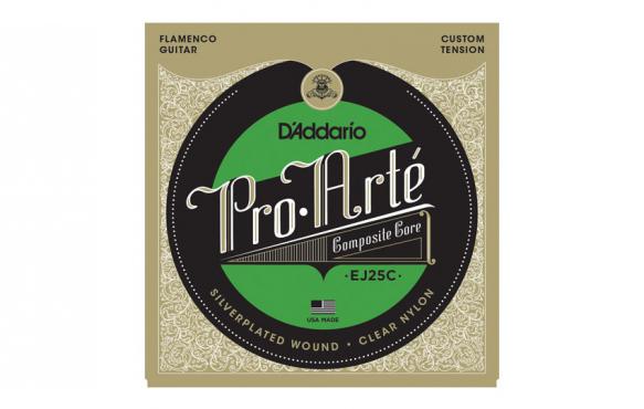 D`Addario EJ25C PRO ARTE COMPOSITES FLAMENCO CLEAR NYLON: 1