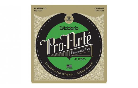 D`Addario EJ25C PRO ARTE COMPOSITES FLAMENCO CLEAR NYLON: 1