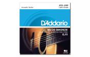 D`Addario EJ11 80/20 BRONZE LIGHT 12-53