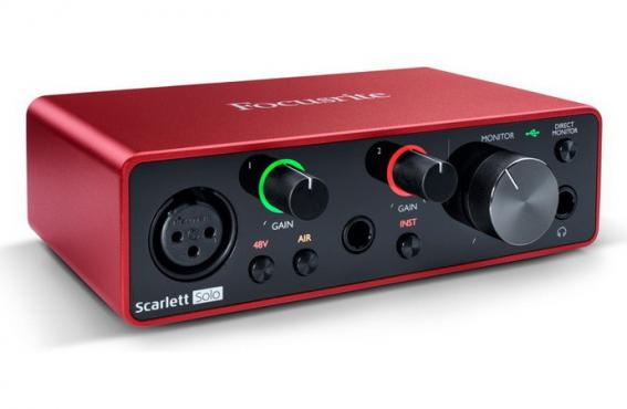 Focusrite Scarlett SOLO 3rd Gen: 1