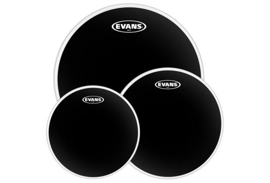 Evans ETPCHR-R BLACK CHROME ROCK SET: 1