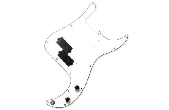 Dimarzio FB2100WA1BK P-BASS PICKGUARD ASSEMBLY: 1