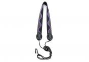 Rico SJA01 Rico Fabric Sax Strap (Jazz Wave) with Metal Hook