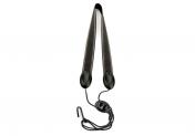 Rico SJA05 Rico Fabric Sax Strap (Gray Scales) with Metal Hook