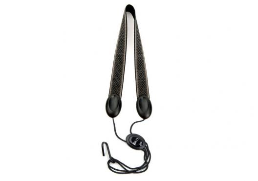 Rico SJA05 Rico Fabric Sax Strap (Gray Scales) with Metal Hook: 1